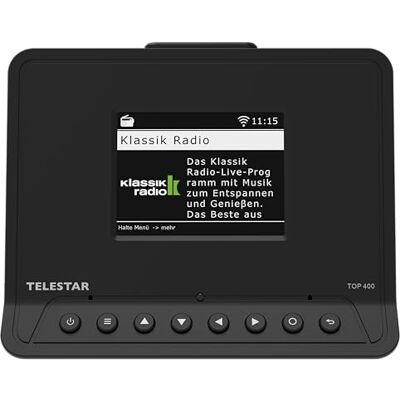 TELESTAR TOP 400 HiFi-adapter (adapter voor internetradio, DAB+, streamingdiensten, Bluetooth 5.3, USB-opname), zwart TELESTAR TOP 400 HiFi-adapter (adapter voor internetradio, DAB+, streamingdiensten, Bluetooth 5.3, USB-opname), zwart