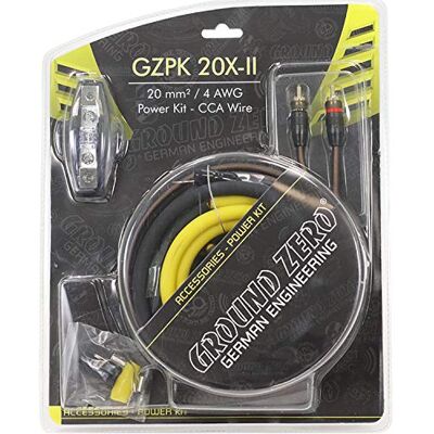 Ground Zero GZPK 20X-II bedradingsset 4 AWG Ground Zero GZPK 20X-II bedradingsset 4 AWG