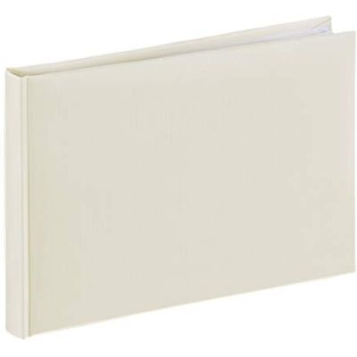 Hama Fotoalbum "Fine Art" (formaat 24 x 17 cm, 36 witte pagina's, zonder spiraal), zandkleurig Hama Fotoalbum "Fine Art" (formaat 24 x 17 cm, 36 witte pagina's, zonder spiraal), zandkleurig