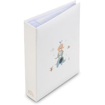 Hama Fotoalbum met insteekvak en memozone "Dieren" (200 foto's 10 x 15 cm, 100 pagina's, formaat 19 x 25 cm, cd- en negatief, dierpatroon) wit Hama Fotoalbum met insteekvak en memozone "Dieren" (200 foto's 10 x 15 cm, 100 pagina's, formaat 19 x 25 cm, cd- en negatief, dierpatroon) wit