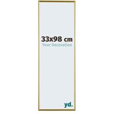 yd. Your Decoration Fotolijst 33 x 98 cm, goud, fotokader van kunststof met acrylglas, ontspiegeld frame, 33 x 98 cm, Evry yd. Your Decoration Fotolijst 33 x 98 cm, goud, fotokader van kunststof met acrylglas, ontspiegeld frame, 33 x 98 cm, Evry