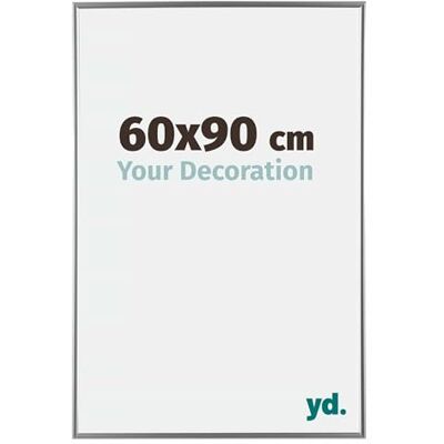 yd. Your Decoration Fotolijst 60 x 90 cm, kunststof fotokader met acrylglas, ontspiegeld glas, uitstekende kwaliteit, zilver, Evry yd. Your Decoration Fotolijst 60 x 90 cm, kunststof fotokader met acrylglas, ontspiegeld glas, uitstekende kwaliteit, zilver, Evry