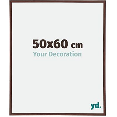 yd. Your Decoration Fotolijst 50 x 60 cm, bruin, fotokader van kunststof met acrylglas, ontspiegeld frame, 50 x 60 cm, Annecy yd. Your Decoration Fotolijst 50 x 60 cm, bruin, fotokader van kunststof met acrylglas, ontspiegeld frame, 50 x 60 cm, Annecy