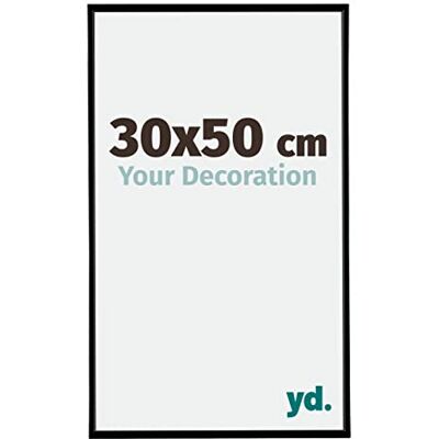 yd. Your Decoration Fotolijst 30 x 50 cm, kunststof fotokader met acrylglas, ontspiegeld glas, uitstekende kwaliteit, zwart mat, Evry yd. Your Decoration Fotolijst 30 x 50 cm, kunststof fotokader met acrylglas, ontspiegeld glas, uitstekende kwaliteit, zwart mat, Evry