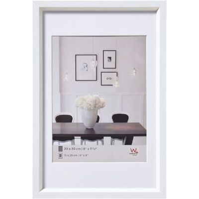 walther design , ES318W Steel Style, kunststof fotolijst, 13 x 18 cm, wit walther design , ES318W Steel Style, kunststof fotolijst, 13 x 18 cm, wit