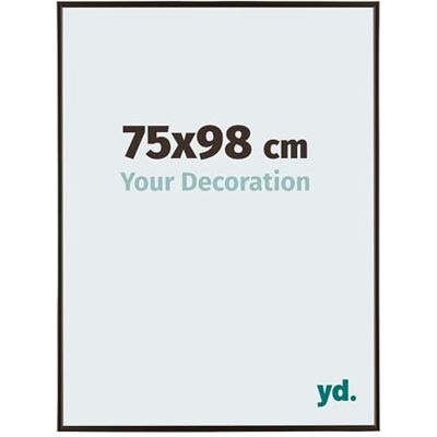yd. Your Decoration Fotolijst 75 x 98 cm, antraciet, fotokader van kunststof met acrylglas, ontspiegeld kader 75 x 98 cm, Evry yd. Your Decoration Fotolijst 75 x 98 cm, antraciet, fotokader van kunststof met acrylglas, ontspiegeld kader 75 x 98 cm, Evry
