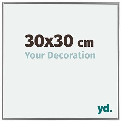 yd. Your Decoration Fotolijst 30 x 30 cm, kunststof fotokader met acrylglas, ontspiegeld glas, uitstekende kwaliteit, zilver, Evry yd. Your Decoration Fotolijst 30 x 30 cm, kunststof fotokader met acrylglas, ontspiegeld glas, uitstekende kwaliteit, zilver, Evry