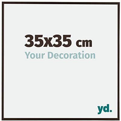 yd. Your Decoration Fotolijst 35 x 35 cm, kunststof fotokader met acrylglas, ontspiegeld glas, uitstekende kwaliteit, antraciet, Evry yd. Your Decoration Fotolijst 35 x 35 cm, kunststof fotokader met acrylglas, ontspiegeld glas, uitstekende kwaliteit, antraciet, Evry