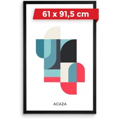 ACAZA Madison Fotolijst Poster Formaat 61x91,5 cm MDF Hout Zwart ACAZA Madison Fotolijst Poster Formaat 61x91,5 cm MDF Hout Zwart