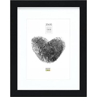 Deknudt Frames Fotolijst, zwart, hout, 24,5 x 34,2 cm, passe-partout 13 x 18 cm Deknudt Frames Fotolijst, zwart, hout, 24,5 x 34,2 cm, passe-partout 13 x 18 cm
