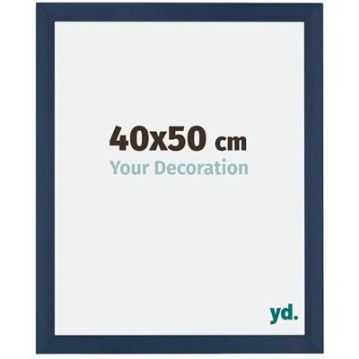 yd. Your Decoration Fotolijst 40 x 50 cm, donkerblauw afgeveegd, fotokader van MDF met acrylglas, ontspiegeld frame, 40 x 50 cm, Mura yd. Your Decoration Fotolijst 40 x 50 cm, donkerblauw afgeveegd, fotokader van MDF met acrylglas, ontspiegeld frame, 40 x 50 cm, Mura