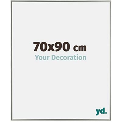 yd. Your Decoration Fotolijst 70 x 90 cm, kunststof fotokader met acrylglas, ontspiegeld glas, uitstekende kwaliteit, champagne, Evry yd. Your Decoration Fotolijst 70 x 90 cm, kunststof fotokader met acrylglas, ontspiegeld glas, uitstekende kwaliteit, champagne, Evry