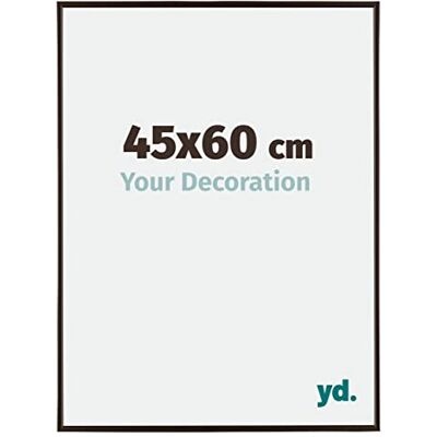 yd. Your Decoration Fotolijst, 45 x 60 cm, kunststof fotokader met acrylglas, ontspiegeld glas, uitstekende kwaliteit, antraciet, Evry yd. Your Decoration Fotolijst, 45 x 60 cm, kunststof fotokader met acrylglas, ontspiegeld glas, uitstekende kwaliteit, antraciet, Evry