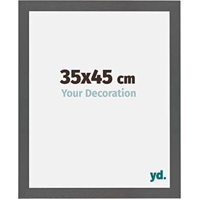 yd. Your Decoration Fotolijst 35x45 cm MDF Fotokader met Acrylglas Ontspiegeld Glas Uitstekende Kwaliteit Antraciet Mura, yd. Your Decoration Fotolijst 35x45 cm MDF Fotokader met Acrylglas Ontspiegeld Glas Uitstekende Kwaliteit Antraciet Mura,