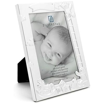 Zilverstad Baby ABC fotolijst 10x15 zilver Zilverstad Baby ABC fotolijst 10x15 zilver