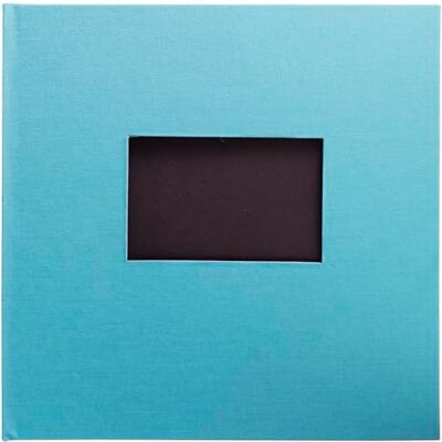 EXACOMPTA Referentienummer 16288E 1 Pop'N Co fotoalbum 60 foto's 30 zwarte pagina's formaat 25 x 25 cm omslag in stof kleur cyaan met personalisatievenster EXACOMPTA Referentienummer 16288E 1 Pop'N Co fotoalbum 60 foto's 30 zwarte pagina's formaat 25 x 25 cm omslag in stof kleur cyaan met personalisatievenster