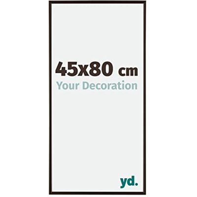 yd. Your Decoration Fotolijst, 45 x 80 cm, kunststof fotokader met acrylglas, ontspiegeld glas, uitstekende kwaliteit, antraciet, Evry yd. Your Decoration Fotolijst, 45 x 80 cm, kunststof fotokader met acrylglas, ontspiegeld glas, uitstekende kwaliteit, antraciet, Evry