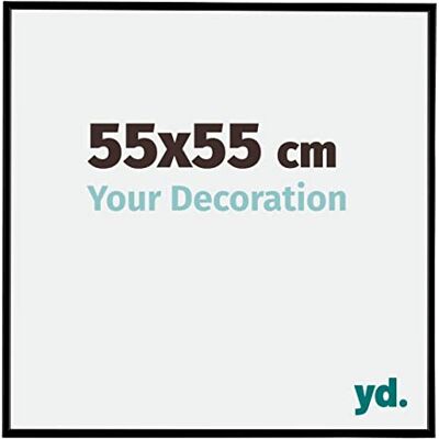 yd. Your Decoration Fotolijst 55 x 55 cm, kunststof fotokader met acrylglas, ontspiegeld glas, uitstekende kwaliteit, zwart mat, Evry yd. Your Decoration Fotolijst 55 x 55 cm, kunststof fotokader met acrylglas, ontspiegeld glas, uitstekende kwaliteit, zwart mat, Evry