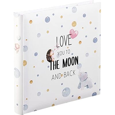 Hama Boekenalbum To The Moon, 25 x 25 cm, 50 pagina's, max. 100 foto's van 10 x 15 cm, standaard, meerkleurig Hama Boekenalbum To The Moon, 25 x 25 cm, 50 pagina's, max. 100 foto's van 10 x 15 cm, standaard, meerkleurig