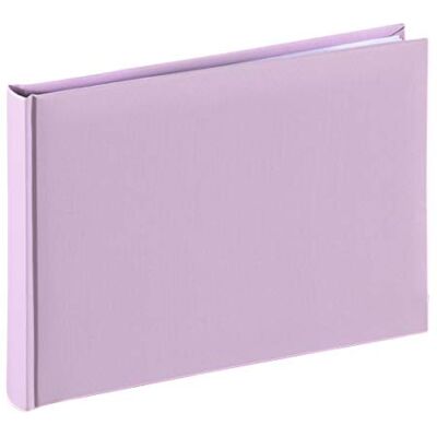 Hama Fotoalbum "Fine Art" (boekalbum, 72 foto's 10 x 15 cm, 36 witte pagina's met tussenbladen van kristalpapier, afmetingen 24 x 17 cm, scrapbooking-album, doe-het-zelf, fotoboek om te personaliseren en te plakken), lila Hama Fotoalbum "Fine Art" (boekalbum, 72 foto's 10 x 15 cm, 36 witte pagina's met tussenbladen van kristalpapier, afmetingen 24 x 17 cm, scrapbooking-album, doe-het-zelf, fotoboek om te personaliseren en te plakken), lila