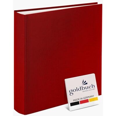Goldbuch Summertime 31707 fotoalbum, 30 x 31 cm, met 100 witte pagina's en perkamentscheiders, rood Goldbuch Summertime 31707 fotoalbum, 30 x 31 cm, met 100 witte pagina's en perkamentscheiders, rood