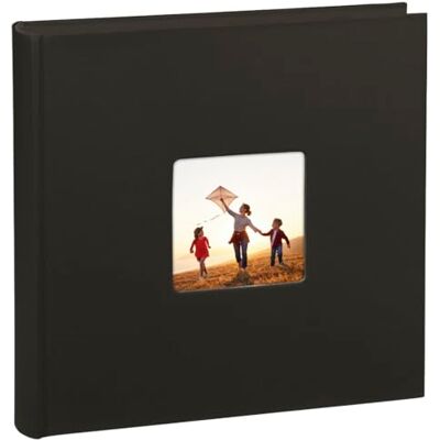 Hama Fotoalbum "Fine Art" (formaat 30 x 30 cm, 100 zwarte pagina's, zonder spiraal), zwart Hama Fotoalbum "Fine Art" (formaat 30 x 30 cm, 100 zwarte pagina's, zonder spiraal), zwart