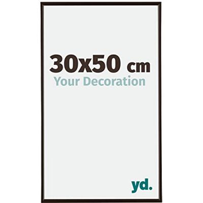 yd. Your Decoration Fotolijst, 30 x 50 cm, kunststof fotokader met acrylglas, ontspiegeld glas, uitstekende kwaliteit, antraciet, Evry yd. Your Decoration Fotolijst, 30 x 50 cm, kunststof fotokader met acrylglas, ontspiegeld glas, uitstekende kwaliteit, antraciet, Evry
