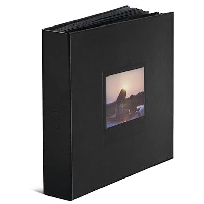 Polaroid Groot zwart fotoalbum voor instant foto's i-Type, 600 en SX-70, capaciteit 160 foto's (6368) Polaroid Groot zwart fotoalbum voor instant foto's i-Type, 600 en SX-70, capaciteit 160 foto's (6368)