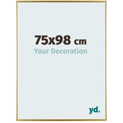 yd. Your Decoration Fotolijst 75 x 98 cm, goud, fotokader van kunststof met acrylglas, ontspiegeld frame, 75 x 98 cm, Evry yd. Your Decoration Fotolijst 75 x 98 cm, goud, fotokader van kunststof met acrylglas, ontspiegeld frame, 75 x 98 cm, Evry