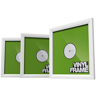 Glorious Vinyl Frame Set White 3x Vinyl Cover Frame voor 12" platen, eenvoudig aan te brengen en te vervangen, verstelbare houder, wit Glorious Vinyl Frame Set White 3x Vinyl Cover Frame voor 12" platen, eenvoudig aan te brengen en te vervangen, verstelbare houder, wit
