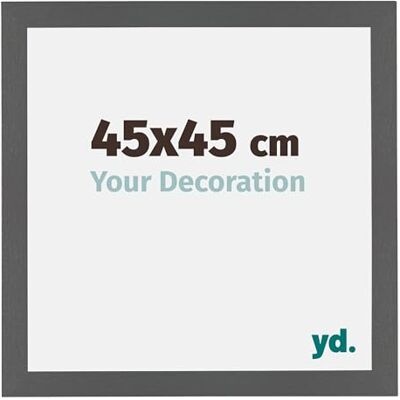 yd. Your Decoration Fotolijst 45x45 cm MDF Fotokader met Acrylglas Ontspiegeld Glas Uitstekende Kwaliteit Antraciet Mura, yd. Your Decoration Fotolijst 45x45 cm MDF Fotokader met Acrylglas Ontspiegeld Glas Uitstekende Kwaliteit Antraciet Mura,