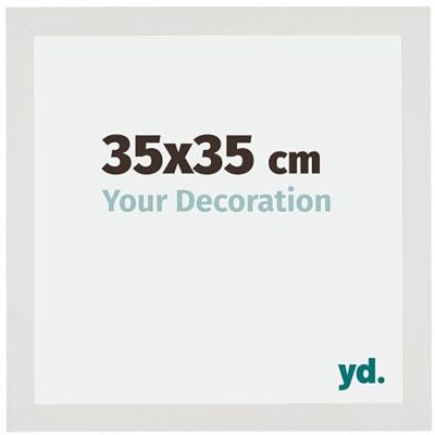 yd. Your Decoration Fotolijst 35x35 cm MDF Fotokader met Acrylglas Ontspiegeld Glas Uitstekende Kwaliteit Wit Mat Mura, yd. Your Decoration Fotolijst 35x35 cm MDF Fotokader met Acrylglas Ontspiegeld Glas Uitstekende Kwaliteit Wit Mat Mura,