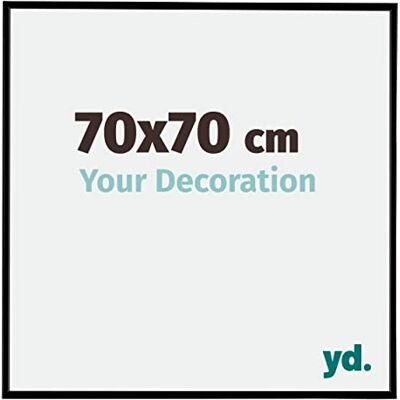 yd. Your Decoration Fotolijst 70 x 70 cm, kunststof fotokader met acrylglas, ontspiegeld glas, uitstekende kwaliteit, zwart mat, Evry yd. Your Decoration Fotolijst 70 x 70 cm, kunststof fotokader met acrylglas, ontspiegeld glas, uitstekende kwaliteit, zwart mat, Evry