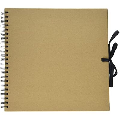 Artemio 11010014 Spiraalalbum voor scrapbooking, kraftpapier, beige, 30 cm x 30 cm Artemio 11010014 Spiraalalbum voor scrapbooking, kraftpapier, beige, 30 cm x 30 cm