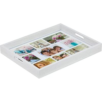 Zep Fotodienblad, wit, 45 x 35 cm, hout, fotoblad met 9 foto's W006 Zep Fotodienblad, wit, 45 x 35 cm, hout, fotoblad met 9 foto's W006