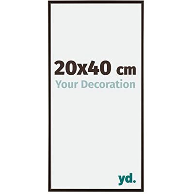 yd. Your Decoration Fotolijst 20 x 40 cm, kunststof fotokader met acrylglas, ontspiegeld glas, uitstekende kwaliteit, antraciet, Evry yd. Your Decoration Fotolijst 20 x 40 cm, kunststof fotokader met acrylglas, ontspiegeld glas, uitstekende kwaliteit, antraciet, Evry