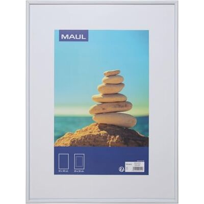 MAUL art Fotolijst, A3, wit, glanzend, 30 x 40 cm Snelle beeldwisseling, onbreekbare kunstbeglazing, nette versterkte hoeken, om neer te zetten of op te hangen MAUL art Fotolijst, A3, wit, glanzend, 30 x 40 cm Snelle beeldwisseling, onbreekbare kunstbeglazing, nette versterkte hoeken, om neer te zetten of op te hangen