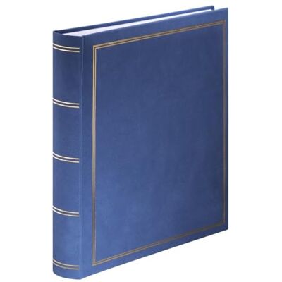 Hama Super Jumbo London fotoalbum 34 x 35 cm (fotoboek met 80 witte pagina's, album voor 480 foto's om te personaliseren en op te plakken, fotoalbum met glanzende tussenbladen), blauw Hama Super Jumbo London fotoalbum 34 x 35 cm (fotoboek met 80 witte pagina's, album voor 480 foto's om te personaliseren en op te plakken, fotoalbum met glanzende tussenbladen), blauw