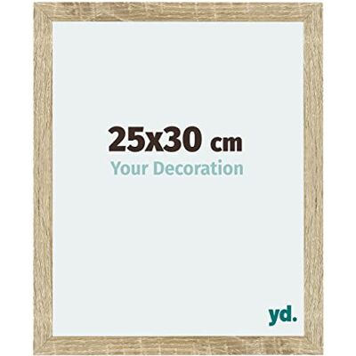yd. Your Decoration Fotolijst 25 x 30 cm, Sonoma eiken, fotokader van MDF met acrylglas, ontspiegeld kader 25 x 30 cm, Mura yd. Your Decoration Fotolijst 25 x 30 cm, Sonoma eiken, fotokader van MDF met acrylglas, ontspiegeld kader 25 x 30 cm, Mura