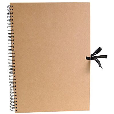 Artemio 11007018 fotoalbum voor scrapbooking, spiraalbinding, A3, kraftpapier, meerkleurig, 32,5 x 3 x 43,5 cm Artemio 11007018 fotoalbum voor scrapbooking, spiraalbinding, A3, kraftpapier, meerkleurig, 32,5 x 3 x 43,5 cm