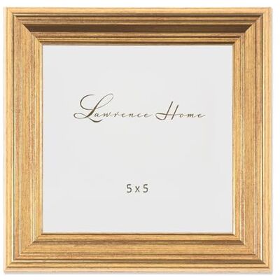 Lawrence Frames Sutter Fotolijst, goudkleurig, 12,7 x 12,7 cm Lawrence Frames Sutter Fotolijst, goudkleurig, 12,7 x 12,7 cm