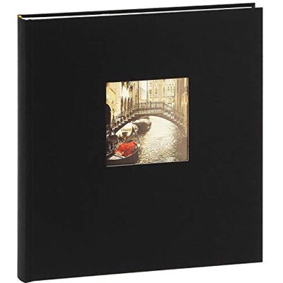 Goldbuch 27 897 Bella Vista fotoalbum 30x31 cm zwart 60 witte pagina's met scheidingsbladen van kristalpapier Goldbuch 27 897 Bella Vista fotoalbum 30x31 cm zwart 60 witte pagina's met scheidingsbladen van kristalpapier
