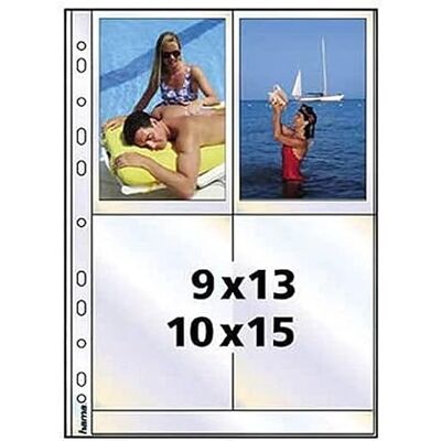Hama Pochetten, DIN A4, voor 8 foto's in het formaat 10 x 15 cm, wit, 10 stuks Hama Pochetten, DIN A4, voor 8 foto's in het formaat 10 x 15 cm, wit, 10 stuks