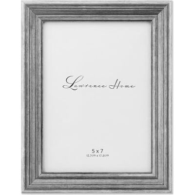 Lawrence Frames Sutter Fotolijst, bruin, 12,7 x 17,8 cm, zilverkleurig Lawrence Frames Sutter Fotolijst, bruin, 12,7 x 17,8 cm, zilverkleurig