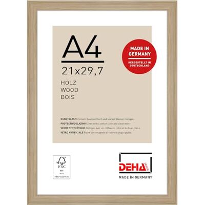 DEHA Design Fotolijst Fontana, 21x29_7 cm, Eiken DEHA Design Fotolijst Fontana, 21x29_7 cm, Eiken