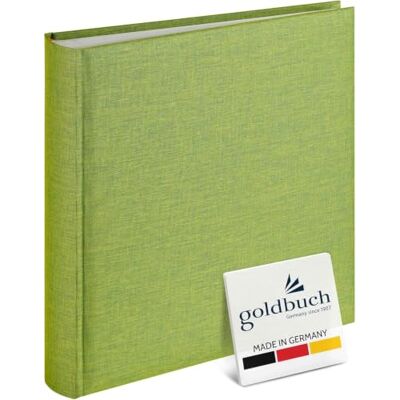 Goldbuch Trend fotoalbum, 60 pagina's, met kristallen inzetstukken, 25 x 25 cm, lichtgroen, 30 x 31 cm Goldbuch Trend fotoalbum, 60 pagina's, met kristallen inzetstukken, 25 x 25 cm, lichtgroen, 30 x 31 cm