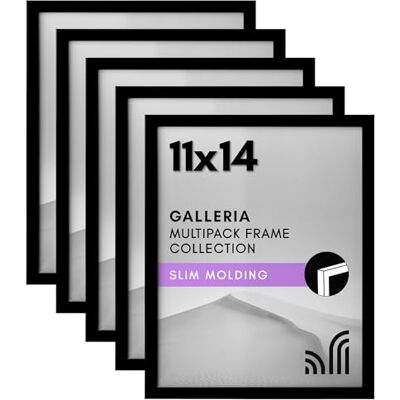 Americanflat Galleria Collection Cadre photo en plexiglas brillant Noir 28 x 35,6 cm Americanflat Galleria Collection Cadre photo en plexiglas brillant Noir 28 x 35,6 cm