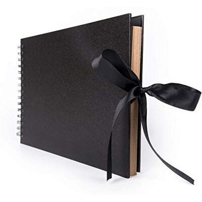 Fotoalbum, 80 pagina's (40 vellen) voor het personaliseren/decoreren, collage, scrapbooking, knutselen, hardkartonnen omslag, beige pagina's met accessoireset Fotoalbum, 80 pagina's (40 vellen) voor het personaliseren/decoreren, collage, scrapbooking, knutselen, hardkartonnen omslag, beige pagina's met accessoireset