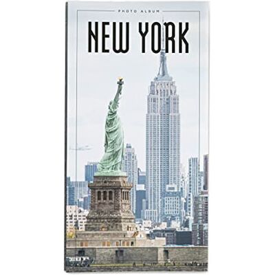 Grupo Erik Fotoalbum 10 x 15 cm New York – 96 hoezen en zachte omslag fotoalbum voor kinderen, fotoalbum tas Grupo Erik Fotoalbum 10 x 15 cm New York – 96 hoezen en zachte omslag fotoalbum voor kinderen, fotoalbum tas