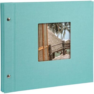 Goldbuch Trend fotoalbum, 60 pagina's, met kristallen inzetstukken, 25 x 25 cm, aqua, 30 x 25 cm Goldbuch Trend fotoalbum, 60 pagina's, met kristallen inzetstukken, 25 x 25 cm, aqua, 30 x 25 cm